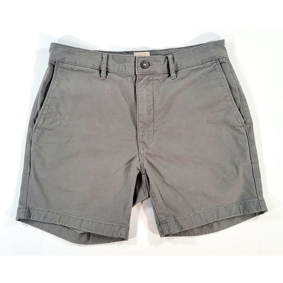 Flint and Tinder Shorts Men's 30 Grey Chino Casual Cotton - Picture 1 of 7